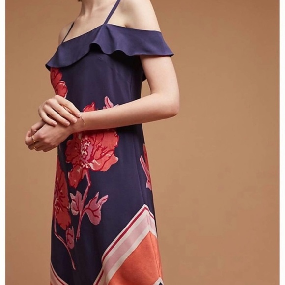 NWT 100% Silk Anthropologie Moulinette Soeurs Tilda Dress - Picture 2 of 14